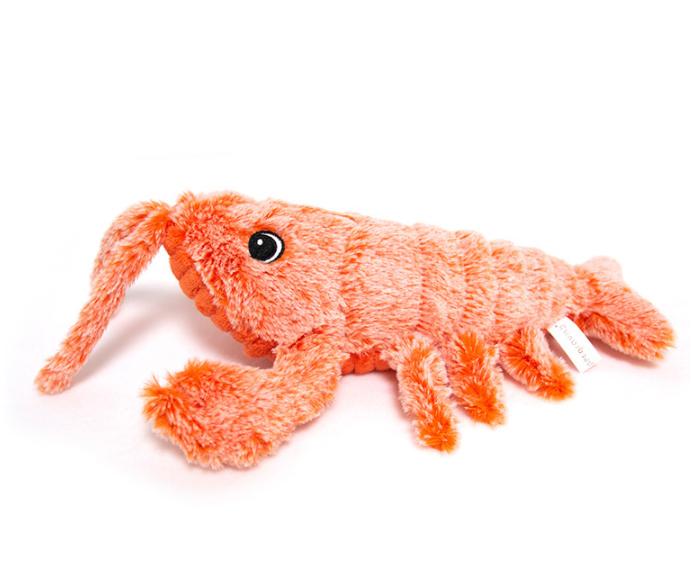 Pet Toys Electric Jumping Shrimp USB Charging Simulation Lobster Funny Cat Plush Pets Toy - Premium All Pets - Just $31.64! Shop now at Animal Bargain
