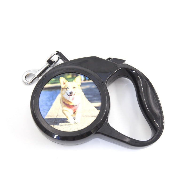 Personalized CustomAutomatic Retractable Dog Leash Puppy Walking Leader Small Dogs Universal Remote Control With Super Flat Belt Pet Rope - Premium 7 - Just $69.58! Shop now at Animal Bargain