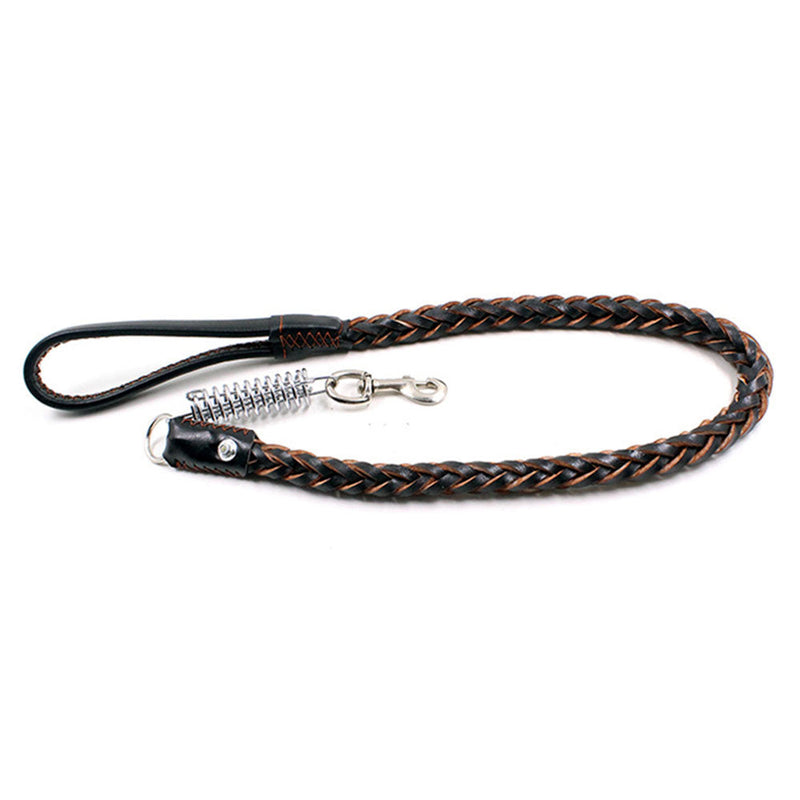 Pet Eight-strand Cowhide Spring Traction Rope - Premium 0 - Just $18.32! Shop now at Animal Bargain
