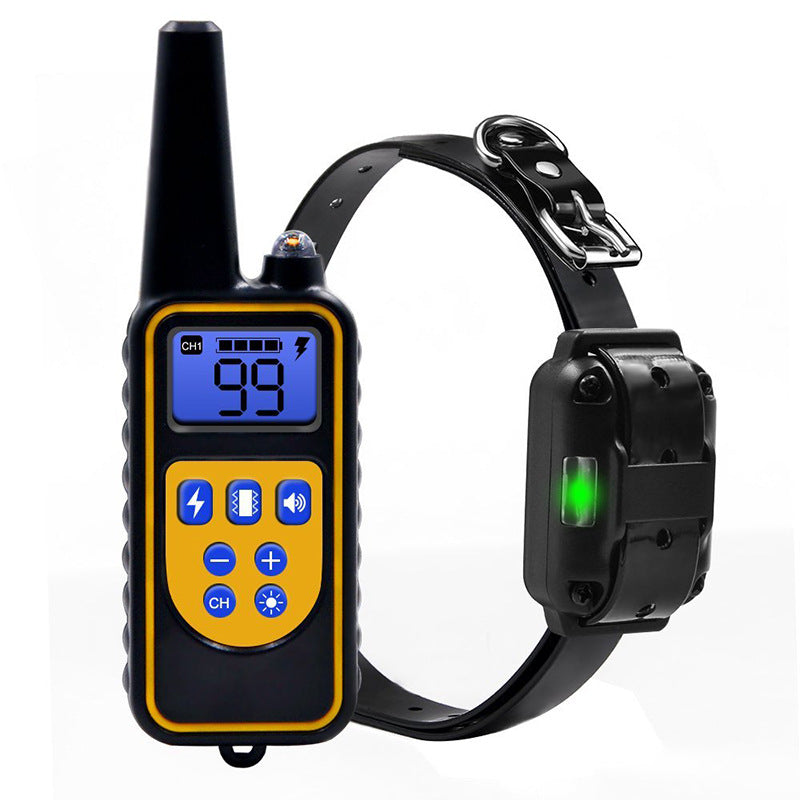 Remote Control Dog Training Device Dog Collar - Premium Collars + Leashes - Just $130.76! Shop now at Animal Bargain