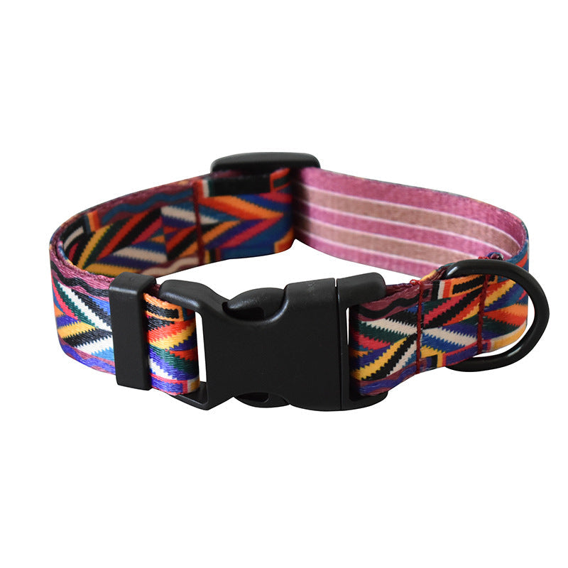 Ethnic Style Pet Supplies Printed Dog Collar - Premium all pets - Just $11.84! Shop now at Animal Bargain
