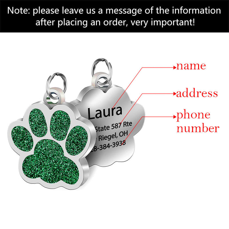 Customized Personality Stainless Steel Bone Dog Id Tag - Premium all pets - Just $29.74! Shop now at Animal Bargain