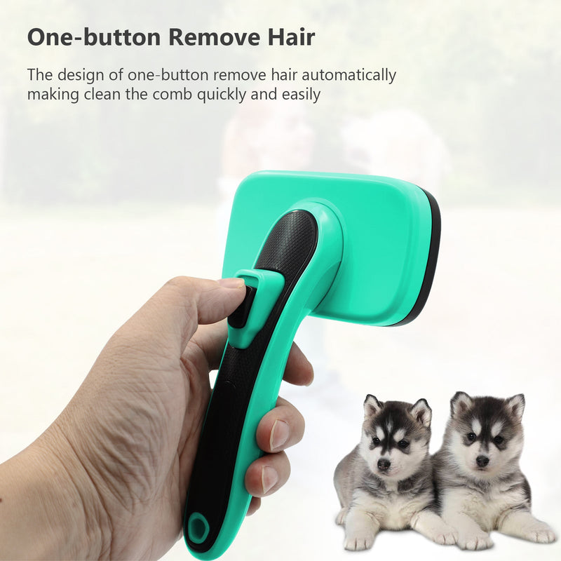 Pet Brush Retractable Hair Removal Comb - Premium 0 - Just $11.02! Shop now at Animal Bargain