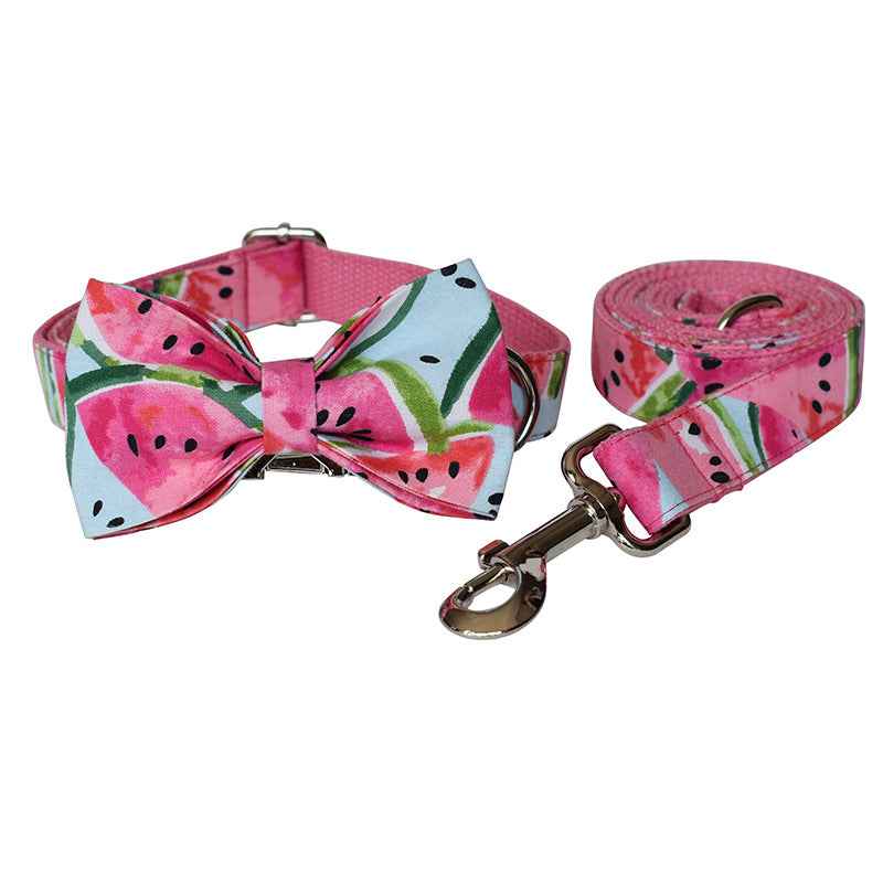 Watermelon Pet Supplies Dog Collar Pet Leash - Premium 0 - Just $18.58! Shop now at Animal Bargain