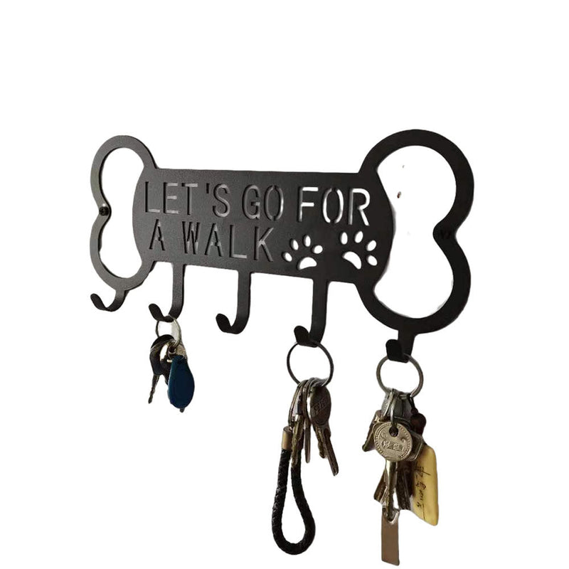 Perforated Pet Dog Rope Iron Art Coat Hook Custom Perforated Animal Clothing Metal Coat Hook - Premium Collars + Leashes - Just $41.85! Shop now at Animal Bargain
