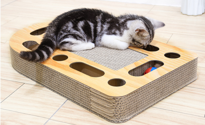Corrugated Cat Cat Scratch Board - Premium all pets - Just $45.09! Shop now at Animal Bargain