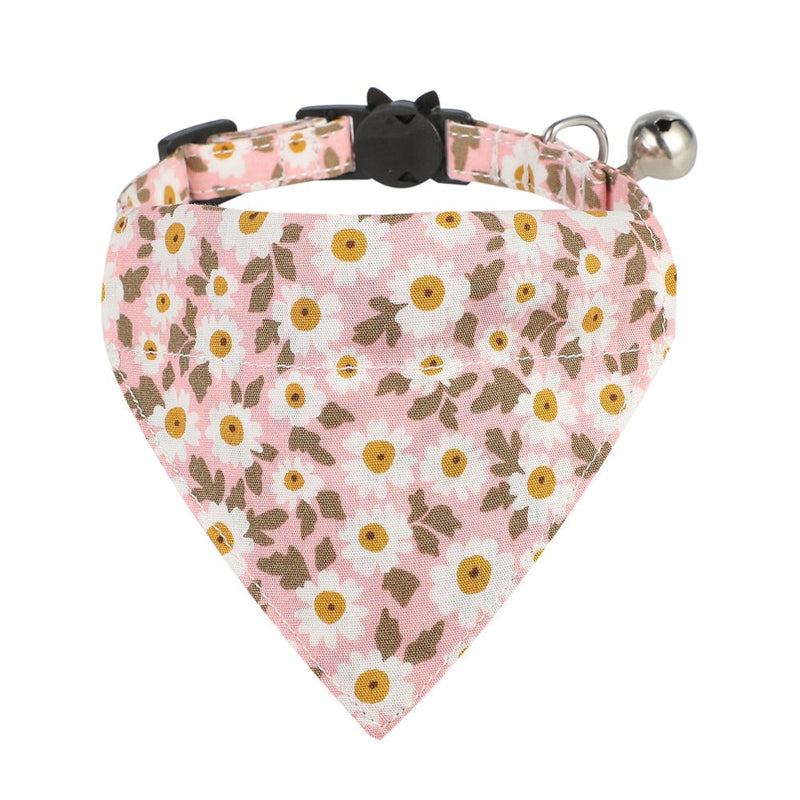 Cotton Small Floral Cat Collar Pet Bow - Premium all pets - Just $14.13! Shop now at Animal Bargain
