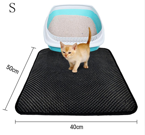 Double Layer Litter Cat Bed Pads Pet Cat Litter Mat Trapping Pets Litter Box Mat Pet Product Bed For Cats House Clean Mat - Premium All Pets - Just $35.37! Shop now at Animal Bargain
