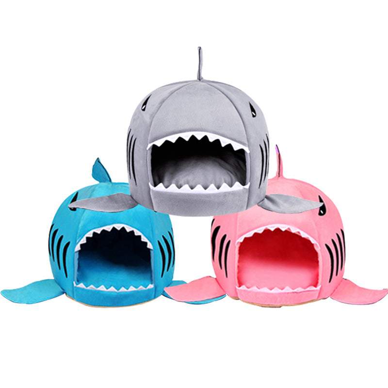 Shark Shape Pet Dog Cat Bed Puppy Houses Lovery Warm Doggy - Premium 0 - Just $54.42! Shop now at Animal Bargain