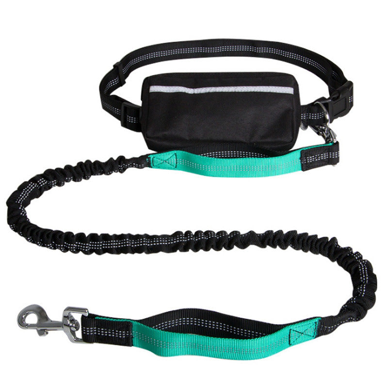 Nylon Reflective Retractable Running Hands Free Dog Leash - Premium All Pets - Just $59.72! Shop now at Animal Bargain