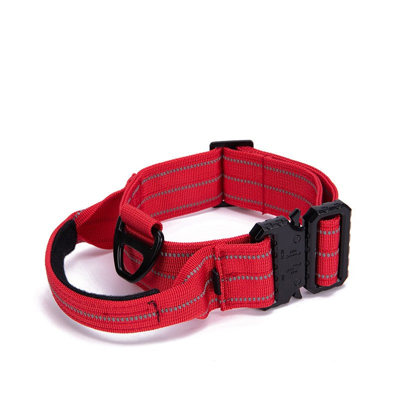 Quick Release Dog Collar Night Reflective Dog Walking Collar - Premium Collars + Leashes - Just $28.43! Shop now at Animal Bargain