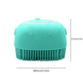 CN Mixed Color Pet Shampoo Brush Silicone Massage Rubber Bath Comb With Shampoo Storage For Dog & Cat Grooming Tool - Premium all pets - Just $58.12! Shop now at Animal Bargain