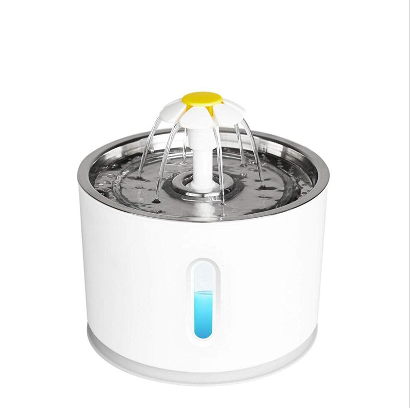 Automatic Pet Cat Water Fountain With LED Lighting USB Dogs Cats Mute Drinker Feeder Bowl Drinking Dispenser - Premium all pets - Just $22.41! Shop now at Animal Bargain