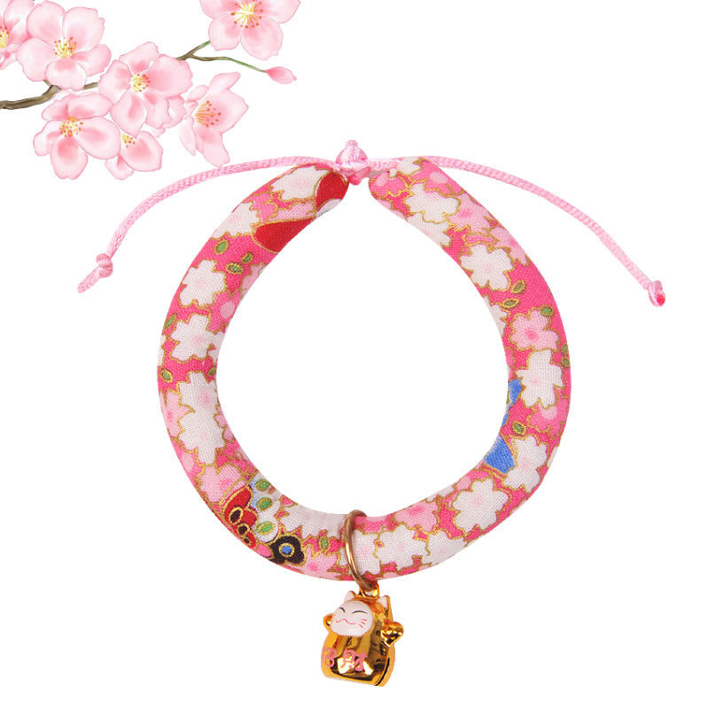 Japanese Style Cartoon Bell Pet Collar - Premium Collars + Leashes - Just $13.51! Shop now at Animal Bargain