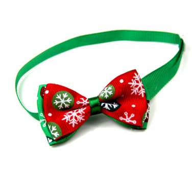 1 Pieces Cute Christmas Pet Supplies Handmade Ribbon Dog Bow Ties 8 Colors Cat Neck Tie Dog Accessories - Premium all pets - Just $14.57! Shop now at Animal Bargain