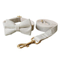 Milky White Velvet Dog Collar Alloy Buckle Pet Supplies - Premium 0 - Just $12.74! Shop now at Animal Bargain