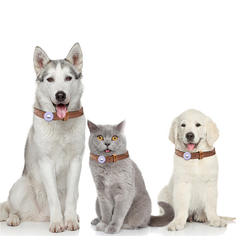 Silicone Protective Sleeve  Airtags Anti-lost Artifact Pet Collar Cat - Premium Collars + Leashes - Just $13.26! Shop now at Animal Bargain