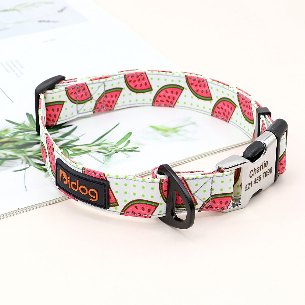 New Dog Cute Pet Neck Lettering Collar - Premium Collars + Leashes - Just $68.09! Shop now at Animal Bargain