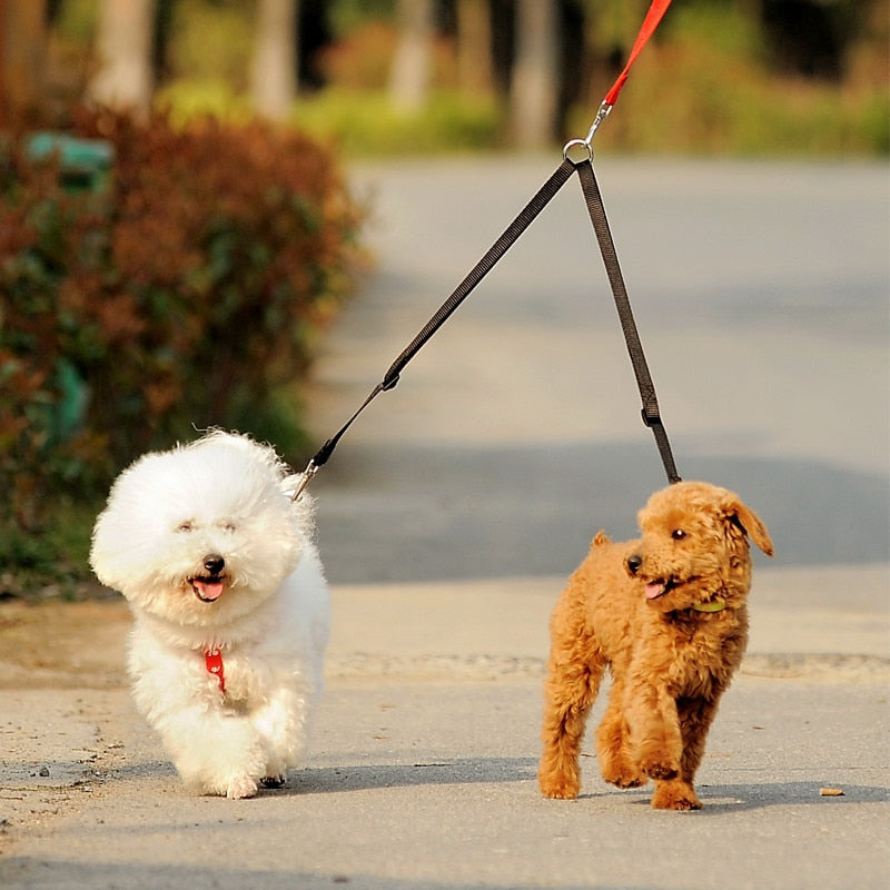 WALK 2 Two DOGS Leash COUPLER Double Twin Lead Walking Leash China - Premium all pets - Just $17.10! Shop now at Animal Bargain
