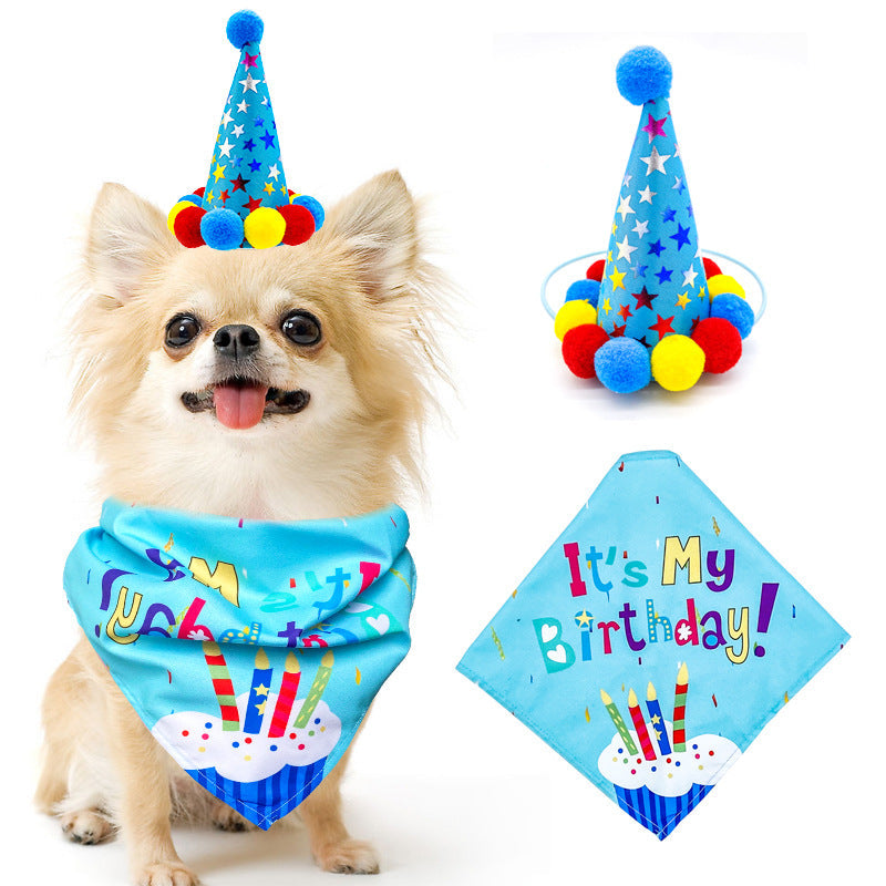 Pet Dog And Cat First Birthday Party Triangle - Premium all pets - Just $13.35! Shop now at Animal Bargain