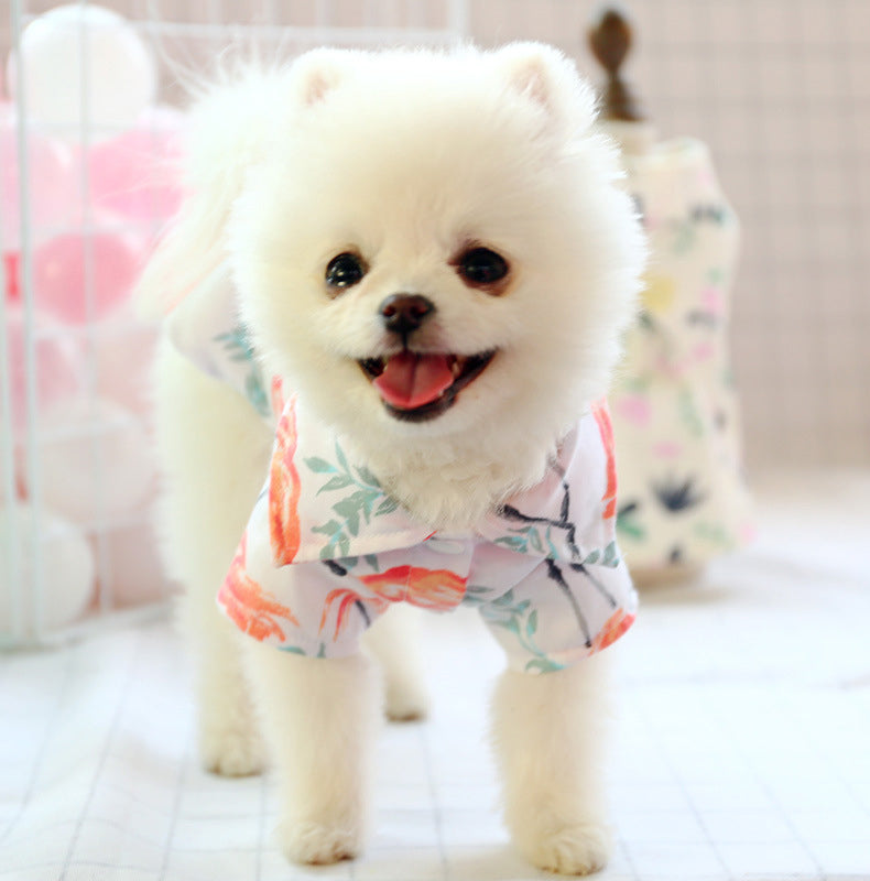 Small dog than the bear pomei thin summer cute shirt - Premium 0 - Just $32.41! Shop now at Animal Bargain