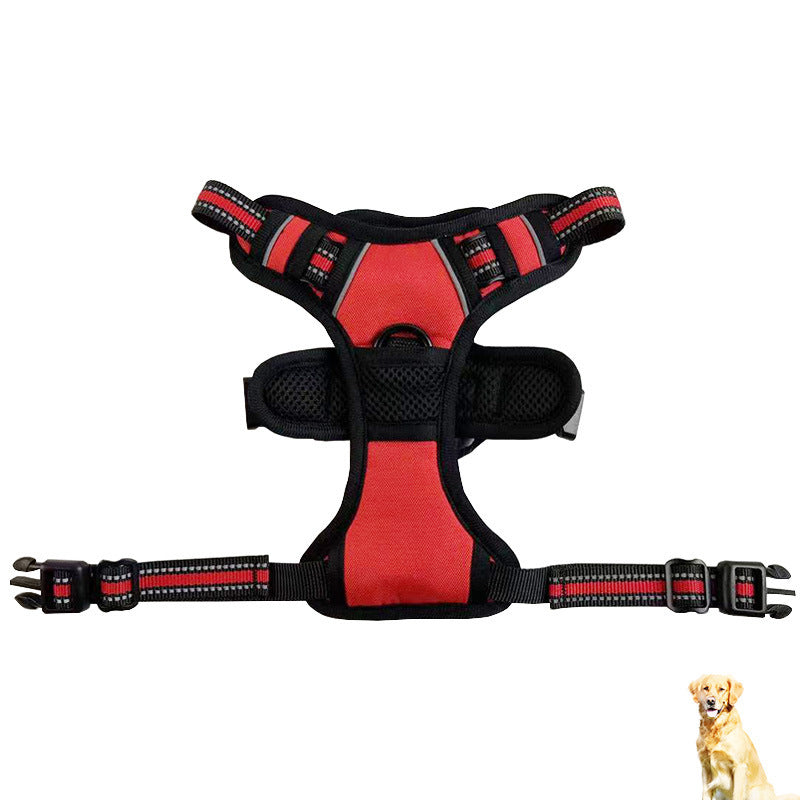 Dog Traction Chest Harness Leash Vest - Premium all pets - Just $28.26! Shop now at Animal Bargain