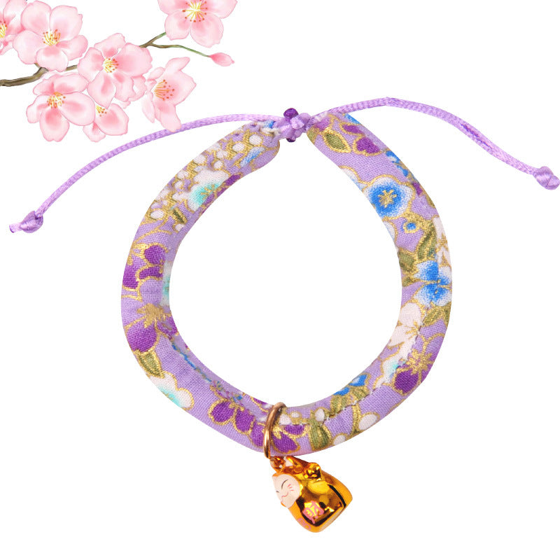 Japanese Style Cartoon Bell Pet Collar - Premium Collars + Leashes - Just $13.51! Shop now at Animal Bargain
