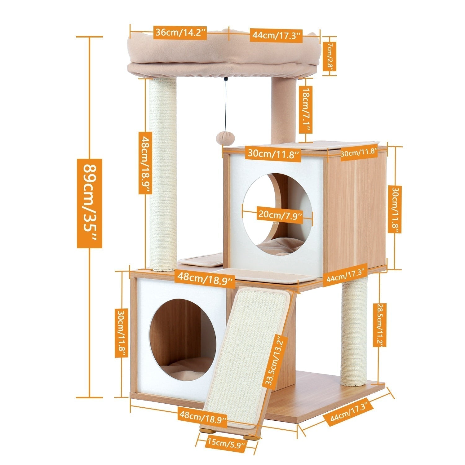 Rocket Styling Cat Tree Condo Scratching Post Multi-level Cat Towel Cozy Perches Climbing Tree Toys Activity Furniture Protector - Premium Pet Toys - Just $35.10! Shop now at Animal Bargain