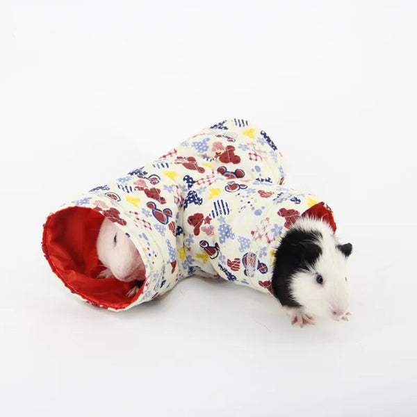 Mini Hamster Guinea Pig Tunnel Toy Pet Cages Hedgehog Tube Chinchilla House Cave Small Animals Pet Products Rat Mouse Funny Toy - Premium  - Just $32.40! Shop now at Animal Bargain