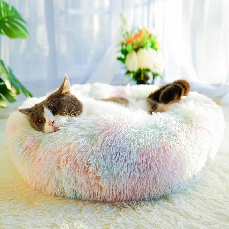 Super Soft Dog Bed Plush Cat Mat Dog Beds For Large Dogs Bed Labradors House Round Cushion Pet Product AccessoriesDog Cat House - Premium Beds - Just $29.70! Shop now at Animal Bargain