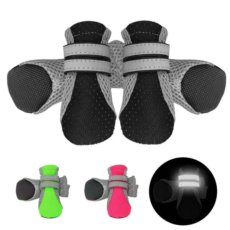 4pcs Pet Dog Shoes Puppy Cat Chihuahua Rain Boots Waterproof Rubber Anti-slip Footwear For Small Cats Dogs Teddy Socks Booties - Premium  - Just $33.75! Shop now at Animal Bargain