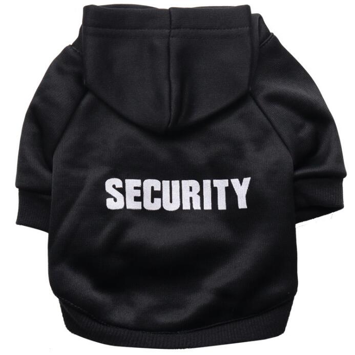 Security Dog Clothes for a Small Dog Coat Clothing for Pets Large Dogs Jacket Chihuahua Clothes Hoodies Pet Products Outfit 48 - Premium Apparel + outfits - Just $25.65! Shop now at Animal Bargain