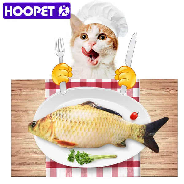 HOOPET Funny Pet Cat Kitten Simulation Fish PP Cotton Catnip Mint Scratching Toy Playing Pet Supplies - Premium  - Just $25.65! Shop now at Animal Bargain
