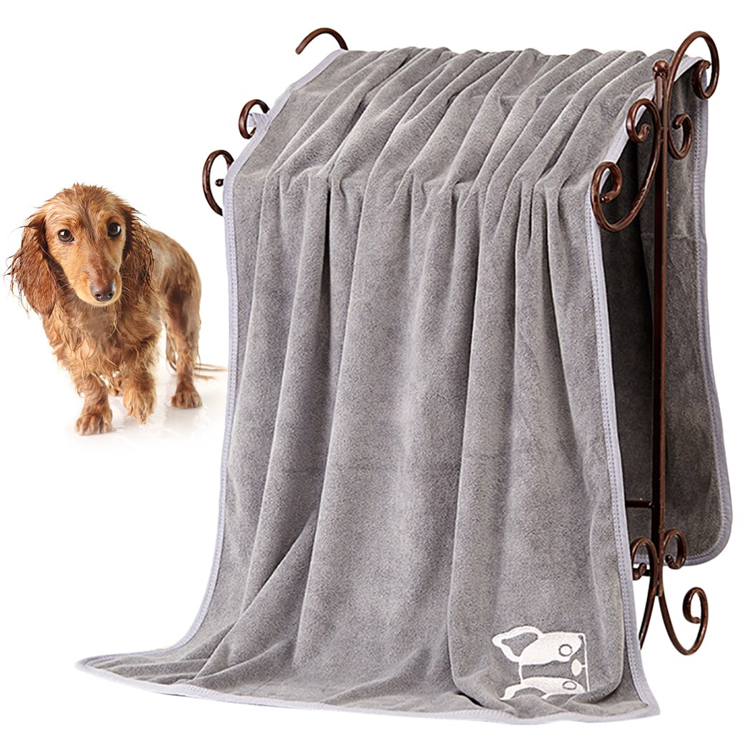 70cm*140cm Dog Cat Puppy Towel Microfiber Strong Absorbing Water Bath Pet Towel Dry Hair Dog Towels Blanket Mattress 1pcs - Premium all pets - Just $16.20! Shop now at Animal Bargain