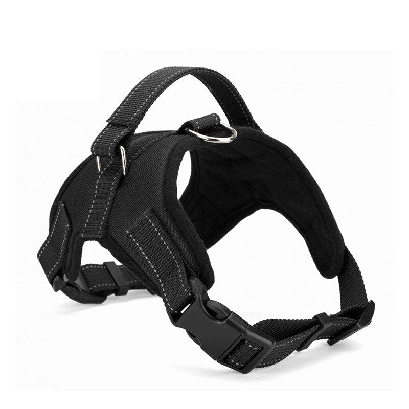 Reflective Dog Harness Adjustable Nylon K9 Harness Collar Leash Dog Leads for Small Large Dogs Walking Running Pets Accessories - Premium all pets - Just $33.75! Shop now at Animal Bargain