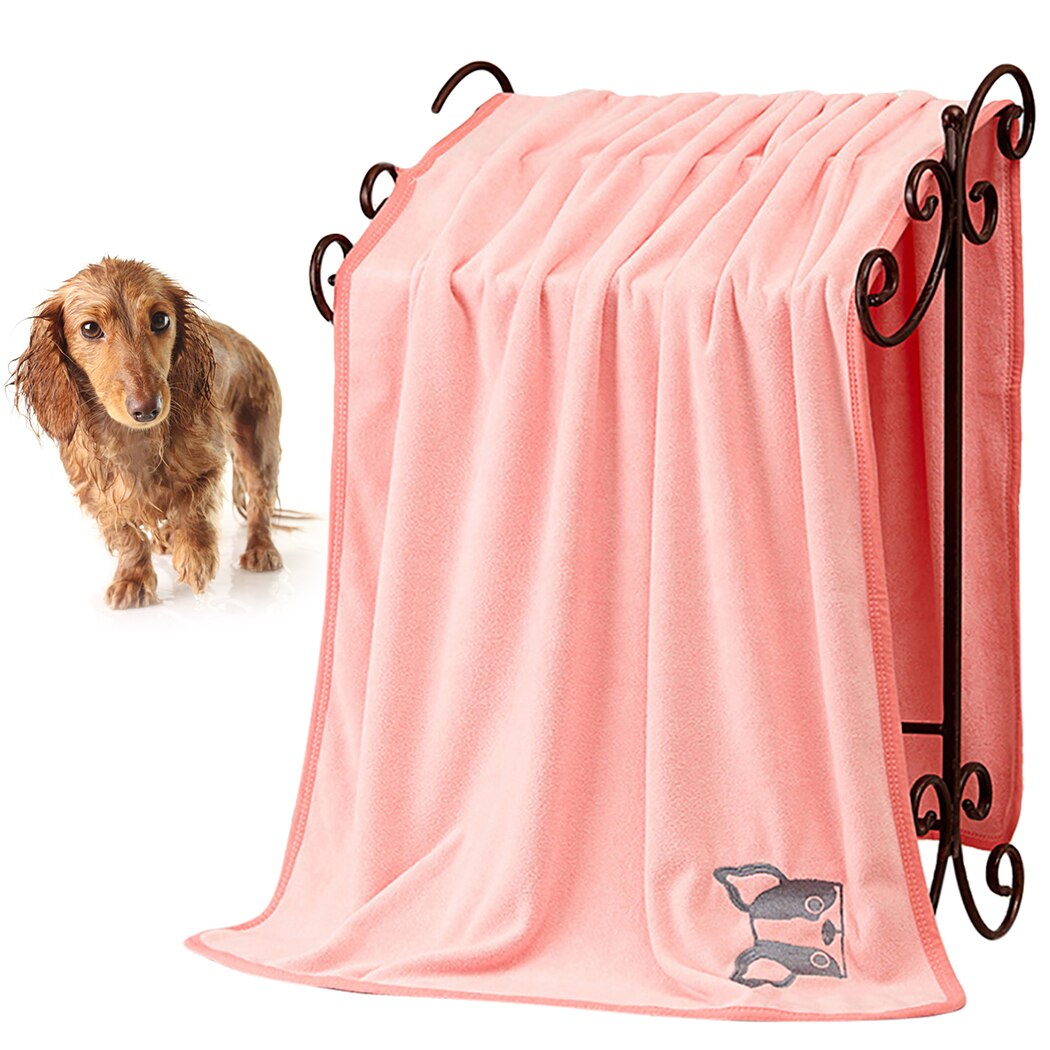 70cm*140cm Dog Cat Puppy Towel Microfiber Strong Absorbing Water Bath Pet Towel Dry Hair Dog Towels Blanket Mattress 1pcs - Premium all pets - Just $16.20! Shop now at Animal Bargain