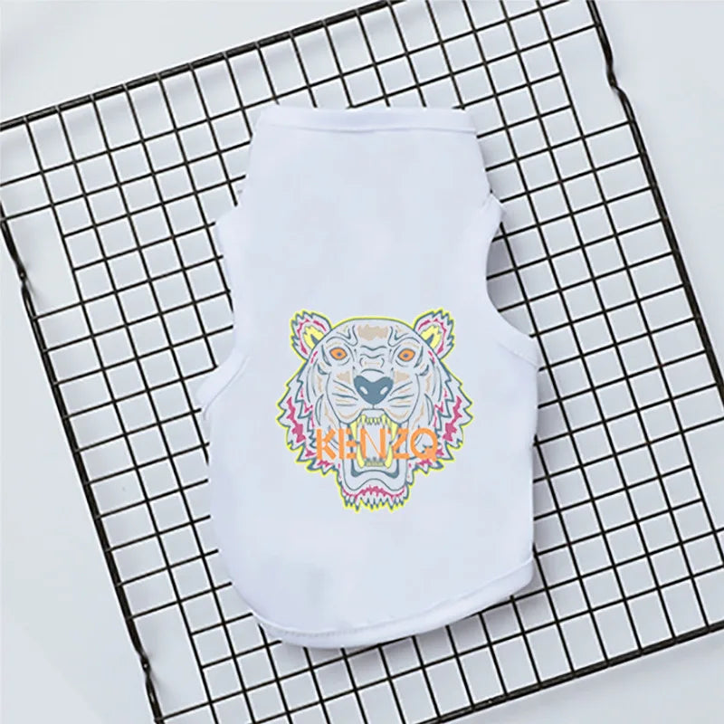Dog Clothes for Small Dogs Cute Printed summer Pets tshirt Puppy Dog Clothes Pet Cat Vest Cotton T Shirt Pug Apparel Costumes - Premium All Pets - Just $10.80! Shop now at Animal Bargain