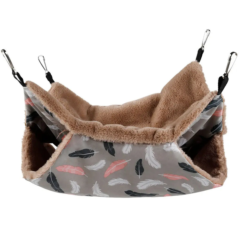 Winter Warm Hamster Hammock Guinea Pig Hanging Beds House for Small Animal Cage Rat Squirrel Chinchillas Nests Pets Supplies - Premium All Pets - Just $8.10! Shop now at Animal Bargain