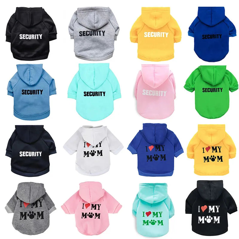 Security Cat Clothes Pet Cat Coats Jacket Hoodies For Cats Outfit Warm Pet Clothing Rabbit Animals Pet Costume For Small Dogs - Premium all pets - Just $28.35! Shop now at Animal Bargain