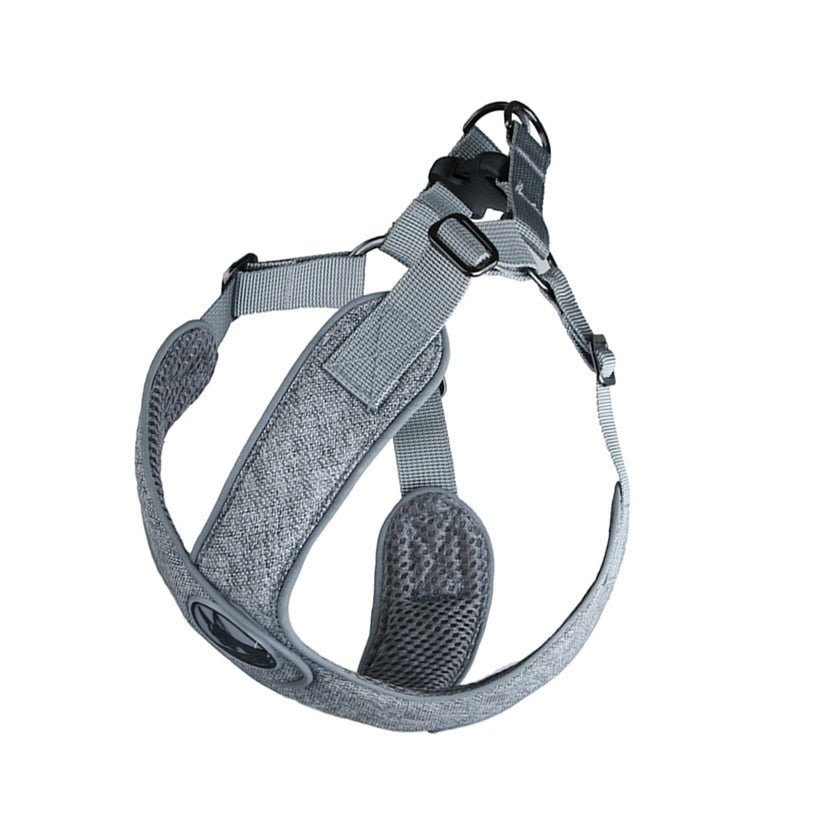 Reflective Dog Harness And Leash Set Pet Puppies Cat Vest Harness Dog Soft Breathable Mesh Chest Strap for Small Medium Dogs - Premium all pets - Just $35.10! Shop now at Animal Bargain