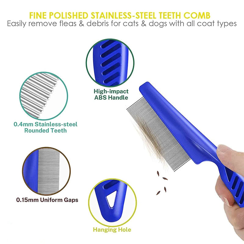1Pc Rabbit Grooming Brush Small Pet Hair Remover Flea Comb Shampoo Bath Brush for Hamster Guinea Pig Rabbit Accessories - Premium all pets - Just $29.70! Shop now at Animal Bargain