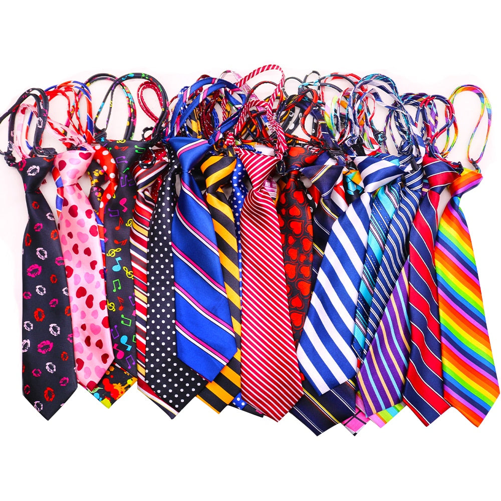 50ps Dog Accessories Small Middle Large Dog Tie Large  Pet Supplies Adjustable Pet Collar Decoration Supplies Large Ties for Dog - Premium Apparel + outfits - Just $41.85! Shop now at Animal Bargain
