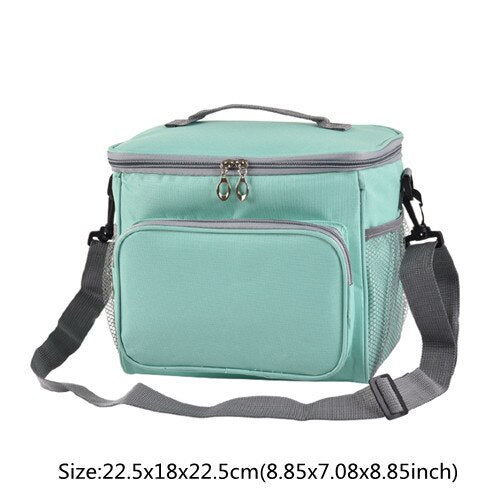 Thermal Insulated Cooler Bags Large Women Men Picnic Lunch Bento Box Trips BBQ Meal Ice Zip Pack Accessories Supplies Products - Premium all pets - Just $29.70! Shop now at Animal Bargain