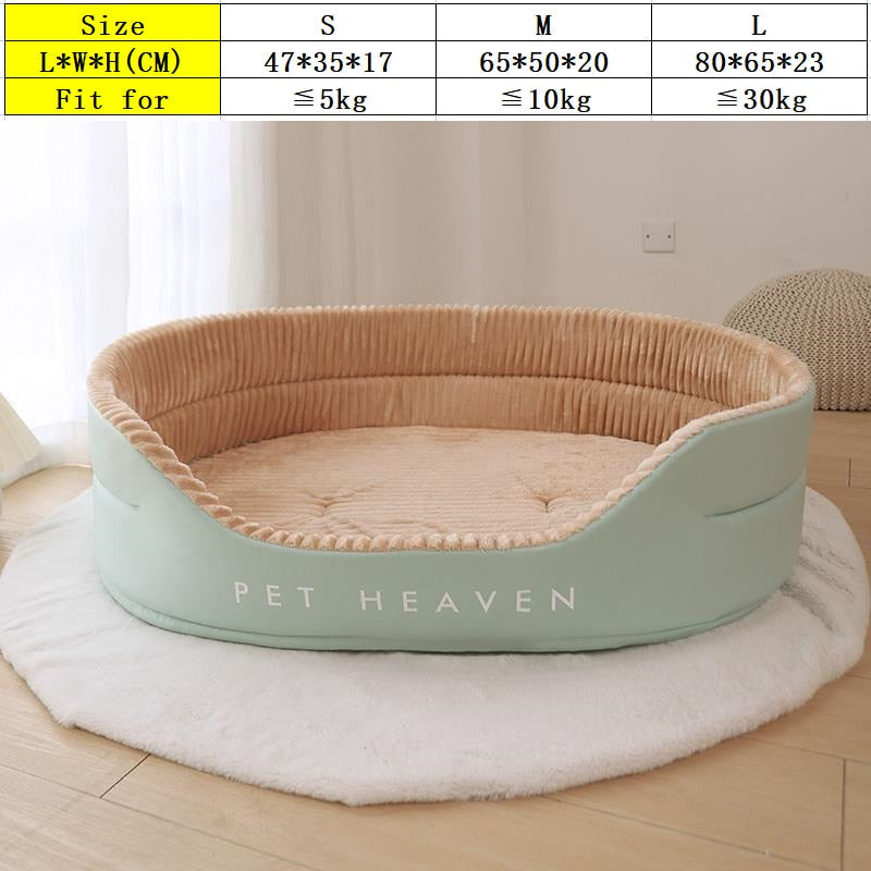 Soft Double-Side Pet Cat Dog Bed Big Dogs House Warm Sofa Cushion Large Pet Basket Blanket Accessories Medium Kennel Products - Premium Beds - Just $14.85! Shop now at Animal Bargain