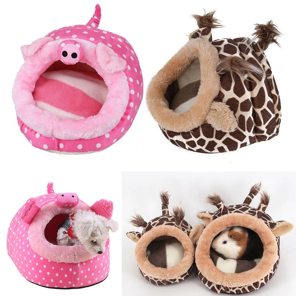 Soft Pet House Guinea Pigs Hammock Hamsters Accessories Giraffe Hedgehogs Rabbits Dutch Rats Nest Mini Bed Warm Small Pets Bed - Premium All Pets - Just $29.70! Shop now at Animal Bargain