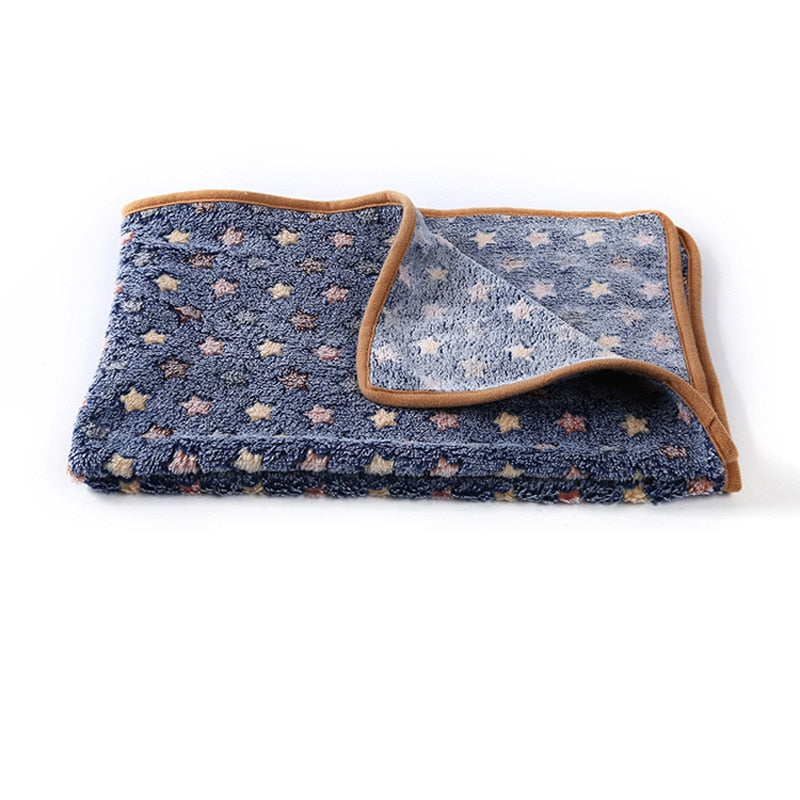 Soft And Fluffy Pet Dog Blanket Cute Star Printing Pet Mat Warm Breathable Skin Friendly Cats And Dogs Bed Blanket Pet Supplies - Premium all pets - Just $29.70! Shop now at Animal Bargain