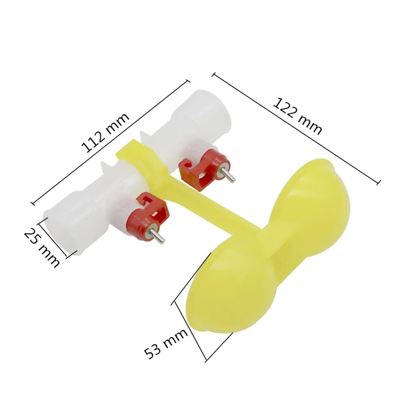 10 pcs Chicken drinking fountain Double Hanging Cup Ball nipple drinkers 25cm Chicken equipment wholesale Quail feeders - Premium  - Just $18.90! Shop now at Animal Bargain