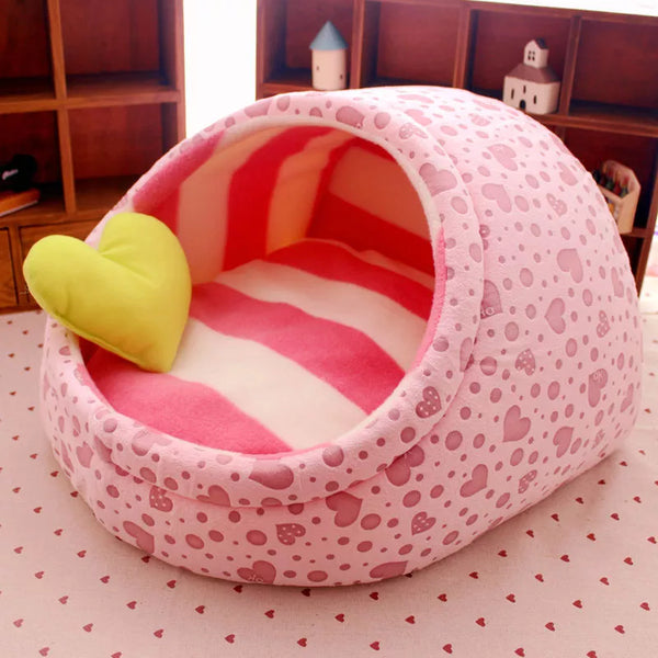 Pet dog bed house cat nest dog house cat bed kennel pet bed warm princess bed dog beds for small dogs cat house washable - Premium  - Just $25.65! Shop now at Animal Bargain