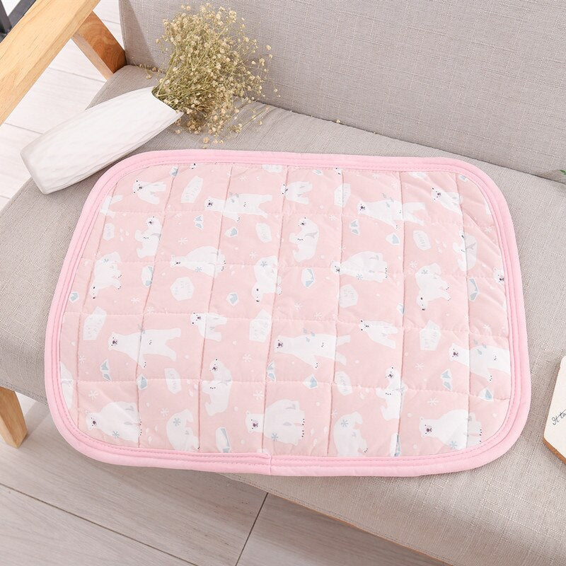 Summer Dog Cooling Mat Breathable Pet Dog Bed Blanket Ice Silk Pad Sofa Kennel For Small Medium Dogs Cats Dog Car Seat Cushion - Premium all pets - Just $25.65! Shop now at Animal Bargain