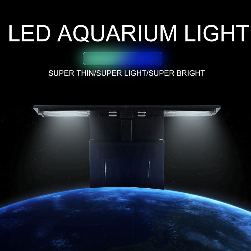Super Slim LED Aquarium Light Lighting plants Grow Light 5W/10W/15W Aquatic Plant Lighting Waterproof Clip-on Lamp For Fish Tank - Premium Fish - Just $36.45! Shop now at Animal Bargain
